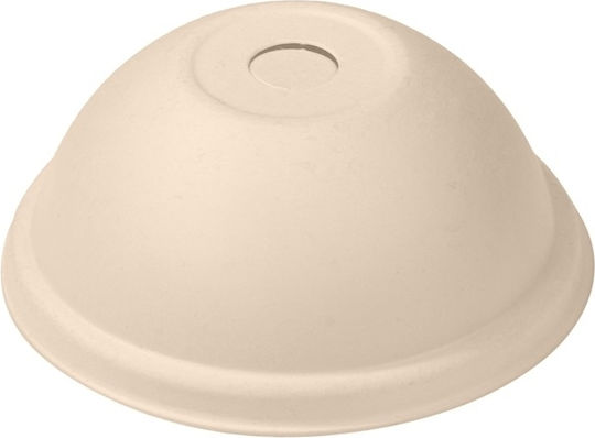 Tessera Deckel für Einwegbecher Kuppel-Deckel in Beige Farbe (50Stück)