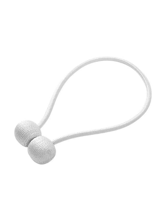 Tie-Back Magnetic White 1pcs
