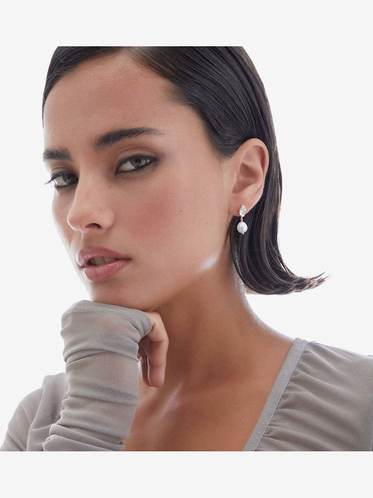 Ohrringe aus Silber mit Steinen & Perlen