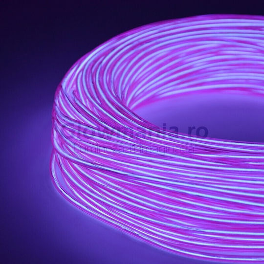 Sârmă Neon Electroluminiscentă Flexibilă El 5 Mm