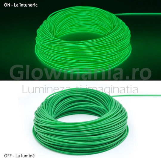 Sârmă Neon Electroluminiscentă Flexibilă El 5 Mm