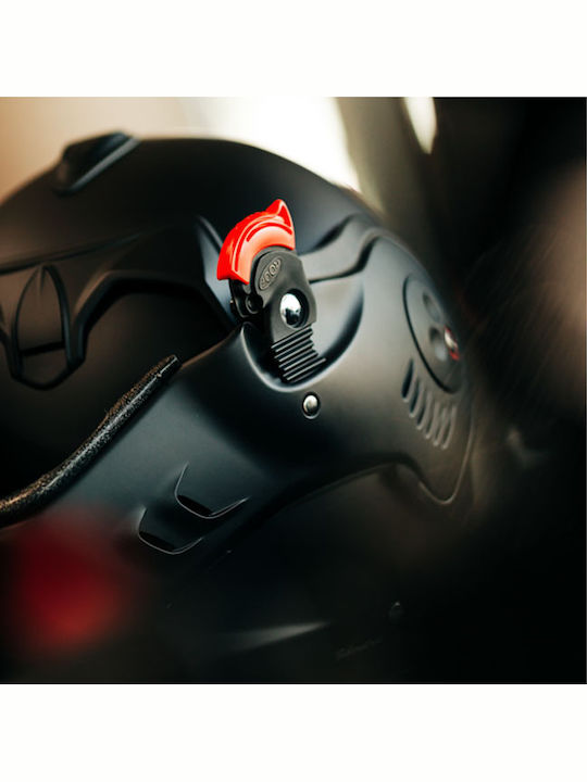 Roof Boxer Alpha Black Matt Motorcycle Helmet Flip-Up ECE 22.06