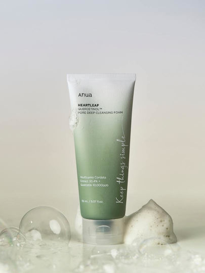 Anua Heartleaf Foam Cleansing Face for Acne-Prone Skin 150ml