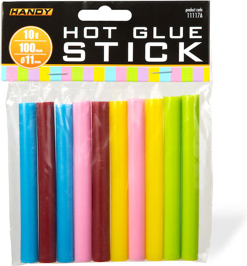 Hot Melt Glue Stick 11 X 100 Mm Macaron Color 10 Pcs Pack
