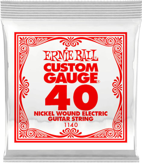 Ernie Ball Μονή Nickel Wound Χορδή 40" για Λαούτο Ball End