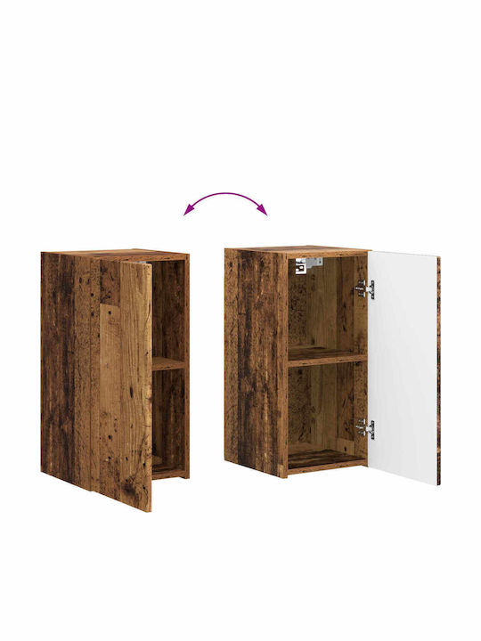 Wohnzimmer TV-Einheit Altes Holz mit Beleuchtung M31xB30xH60cm