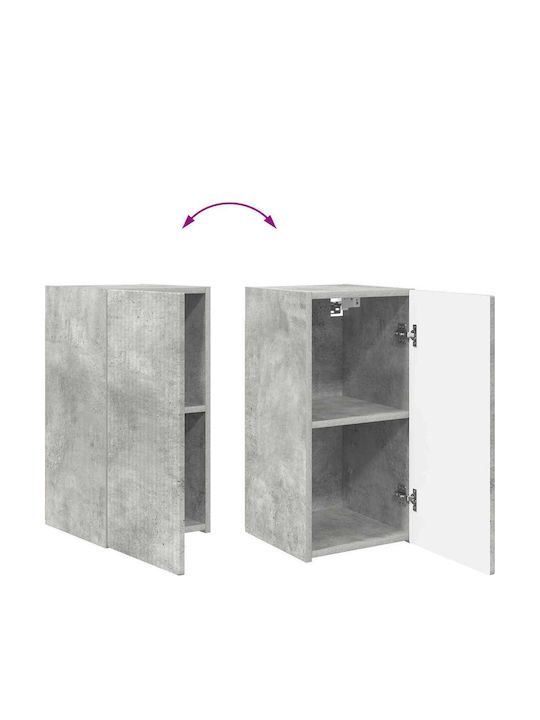 Wohnzimmer TV-Einheit Grey L78.5xB31xH30cm