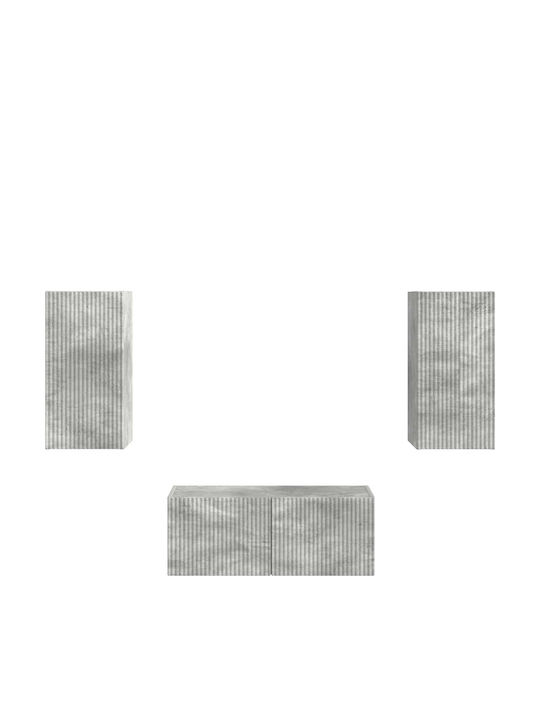 Wohnzimmer TV-Einheit Grey L78.5xB31xH30cm