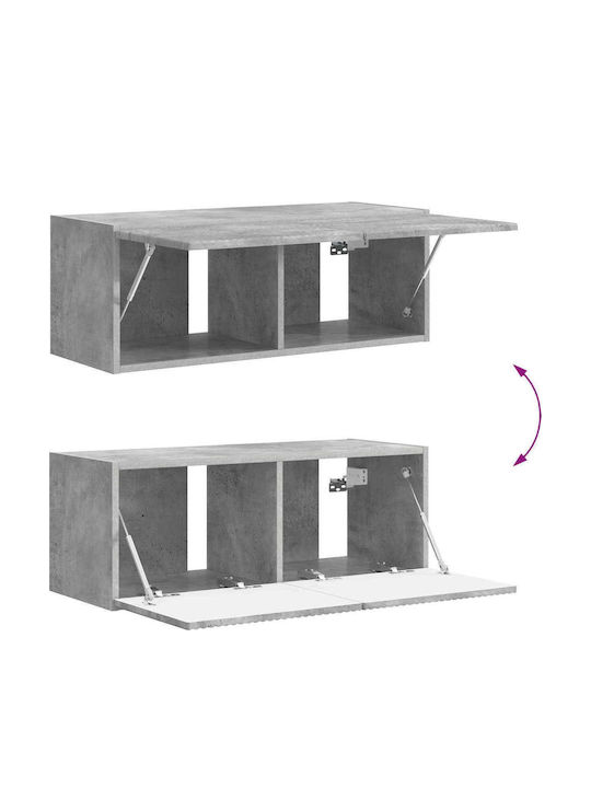Living Room TV Unit Grey L30xW31xH100cm