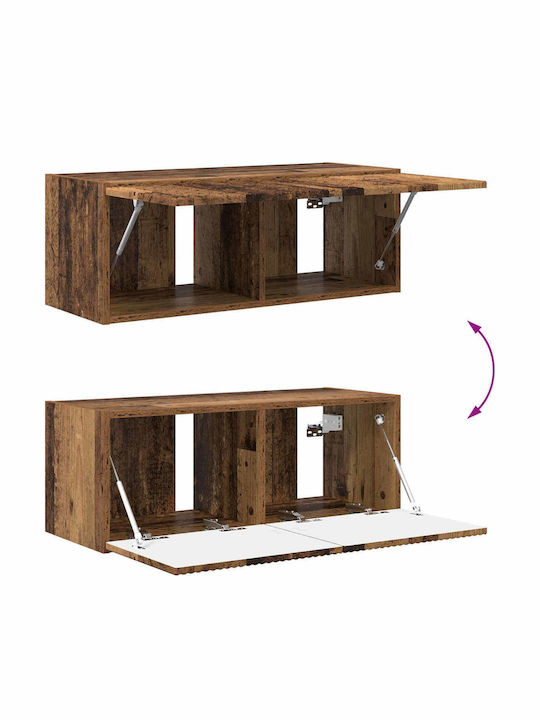 Living Room TV Unit Old Wood L78.5xW30xH29.5cm