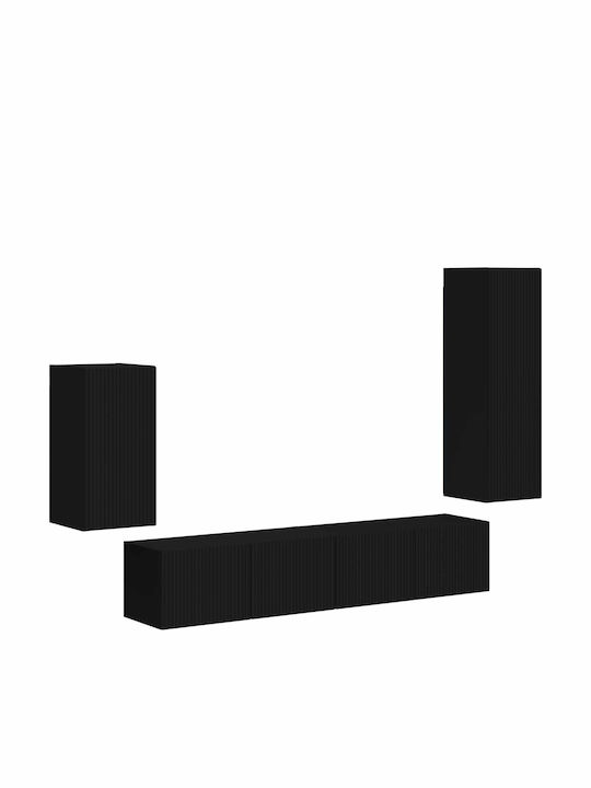Living Room TV Unit Black L30xW31xH100cm