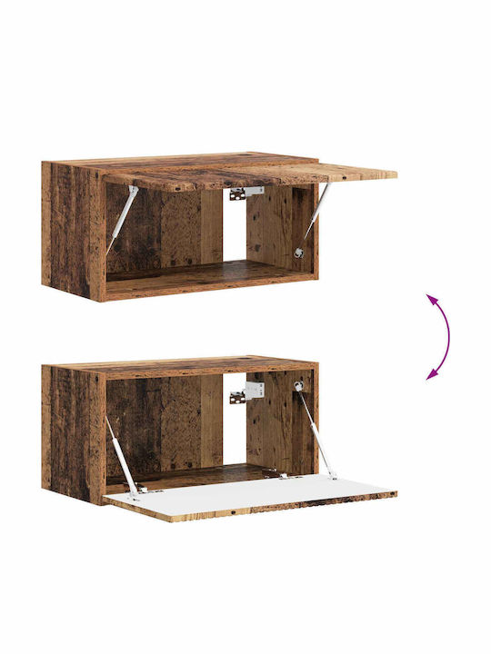 Wohnzimmer TV-Einheit Old Wood mit Beleuchtung L30xB31xH60cm