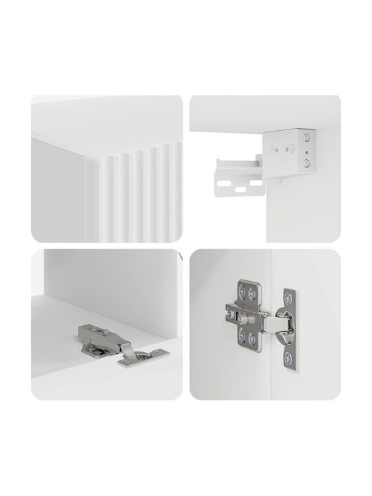 Wohnzimmer TV-Einheit White L30xB31xH80cm