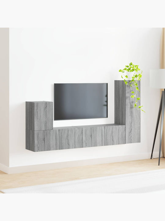 Wohnzimmer TV-Einheit Gray Sonoma L30xB31xH100cm