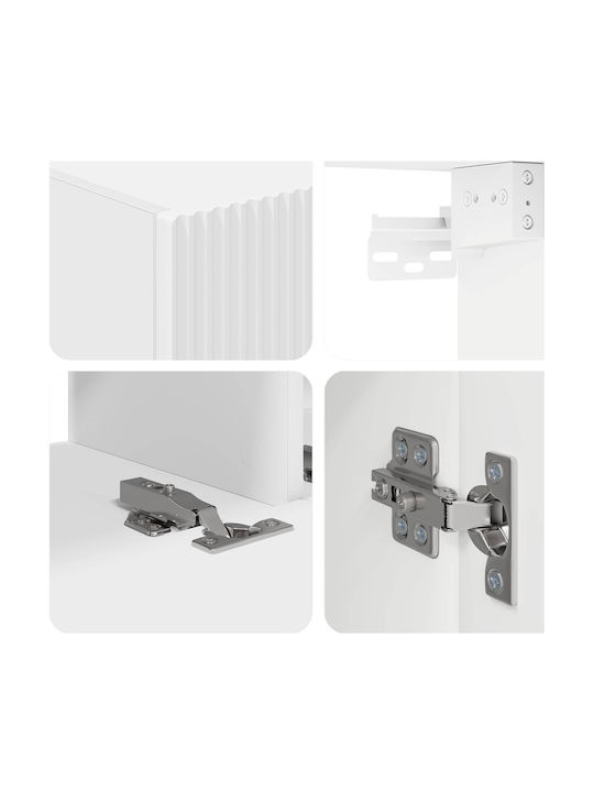 Wohnzimmer TV-Einheit White L30xB31xH100cm
