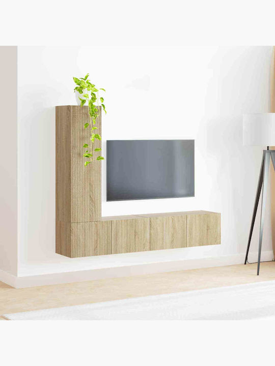 Living Room TV Unit Sonoma Oak L30xW31xH100cm