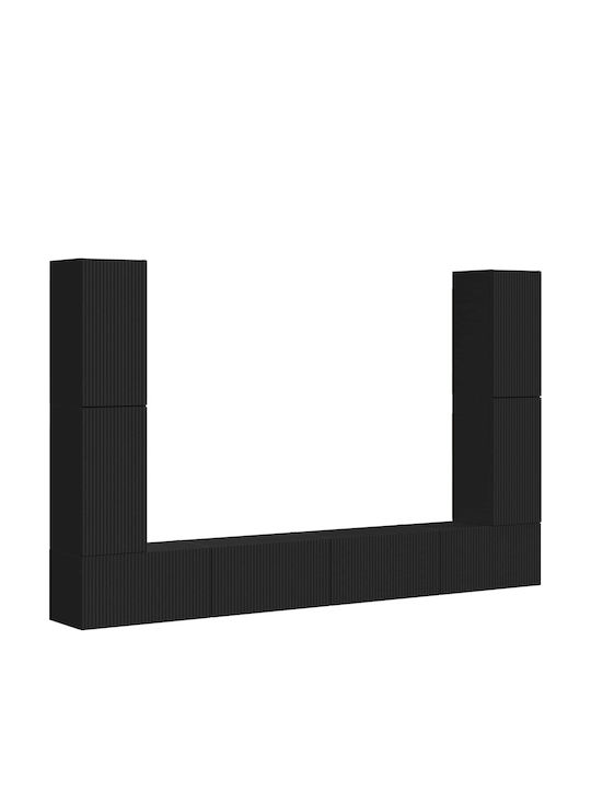Wohnzimmer TV-Einheit Schwarz M31xB30xH60cm