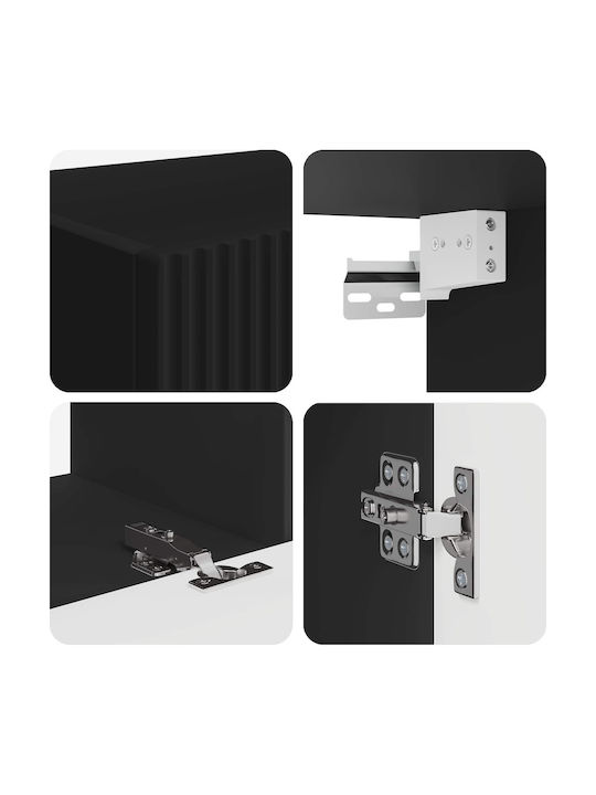 Wohnzimmer TV-Einheit Schwarz M31xB30xH60cm