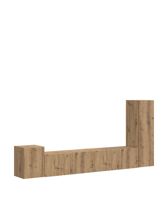 Living Room TV Unit Artisan Oak L30xW31xH100cm