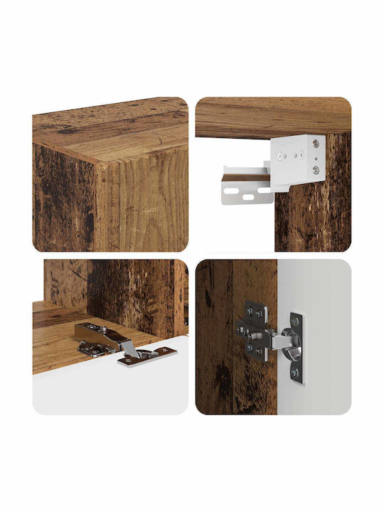 Living Room TV Unit Old Wood L30xW31xH100cm