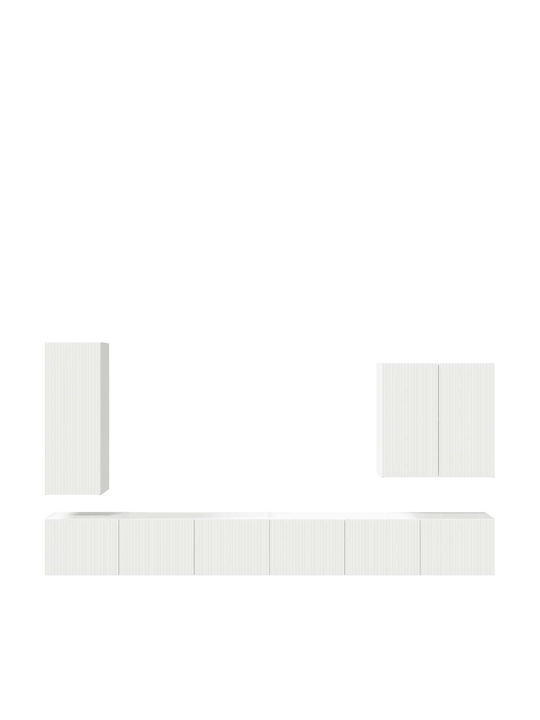 Living Room TV Unit White L78.5xW30xH29.5cm
