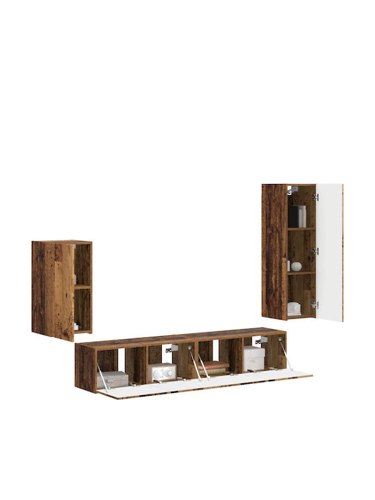 Living Room TV Unit Old Wood L30xW31xH100cm
