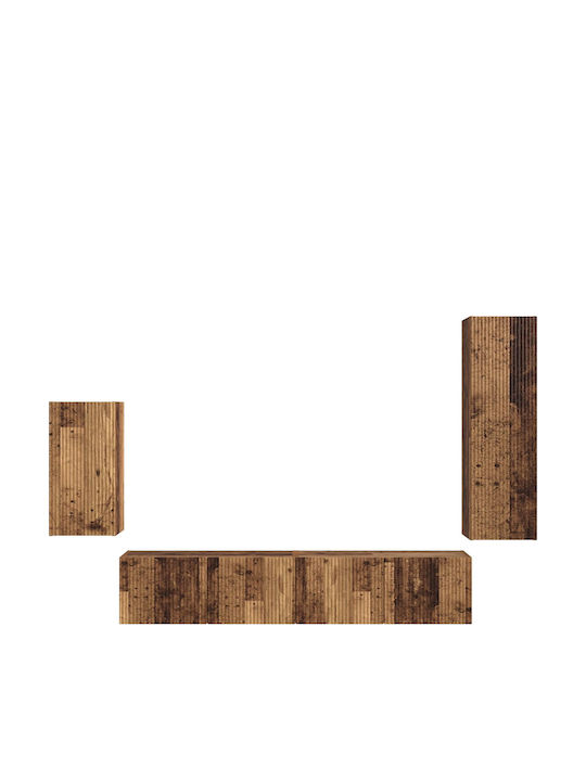 Living Room TV Unit Old Wood L30xW31xH100cm
