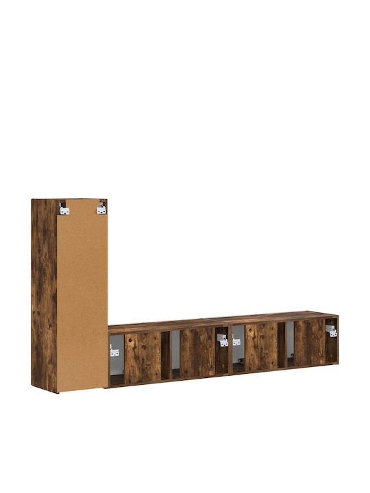 Living Room TV Unit Smoked Oak L30xW31xH100cm