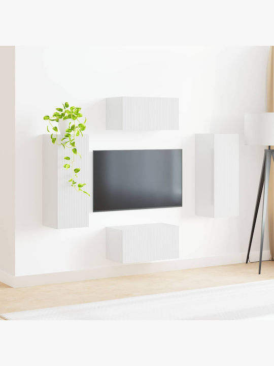 Living Room TV Unit White L30xW31xH80cm