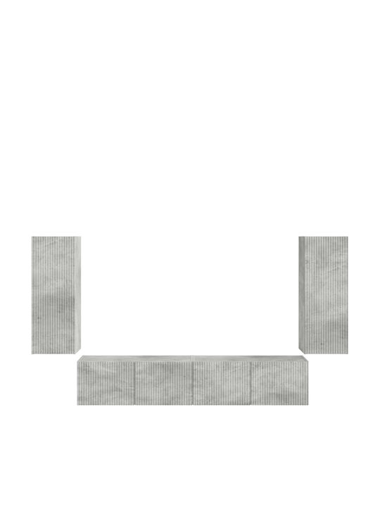 Wohnzimmer TV-Einheit Grey L78.5xB30xH29.5cm