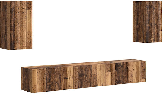 Living Room TV Unit Old Wood L30xW31xH60cm
