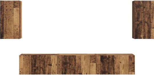 Living Room TV Unit Old Wood L30xW31xH60cm
