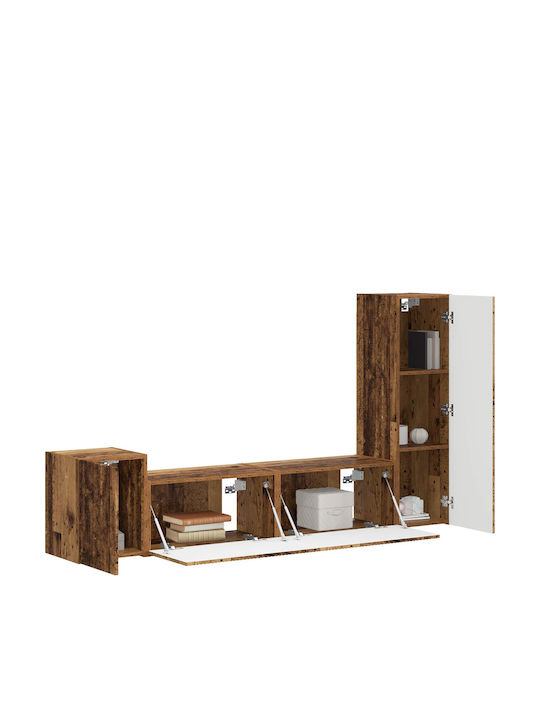 Living Room TV Unit Old Wood L30xW31xH100cm