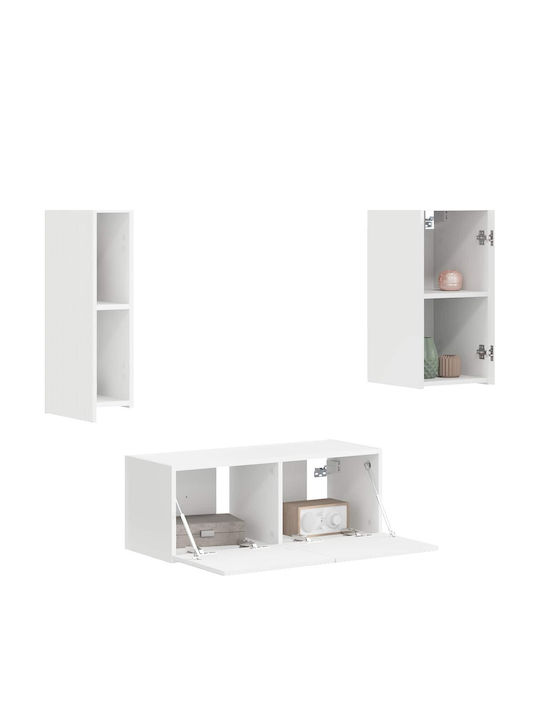 Living Room TV Unit White L78.5xW31xH30cm