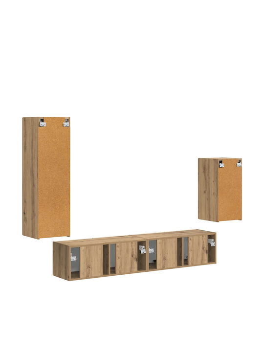 Σύνθετο Σαλονιού Artisan Oak Μ30xΒ31xΥ100εκ.