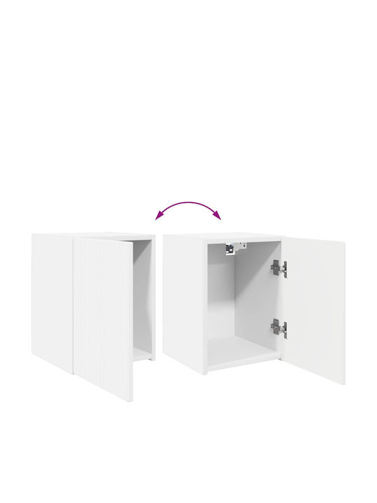 Living Room TV Unit White L30xW31xH100cm