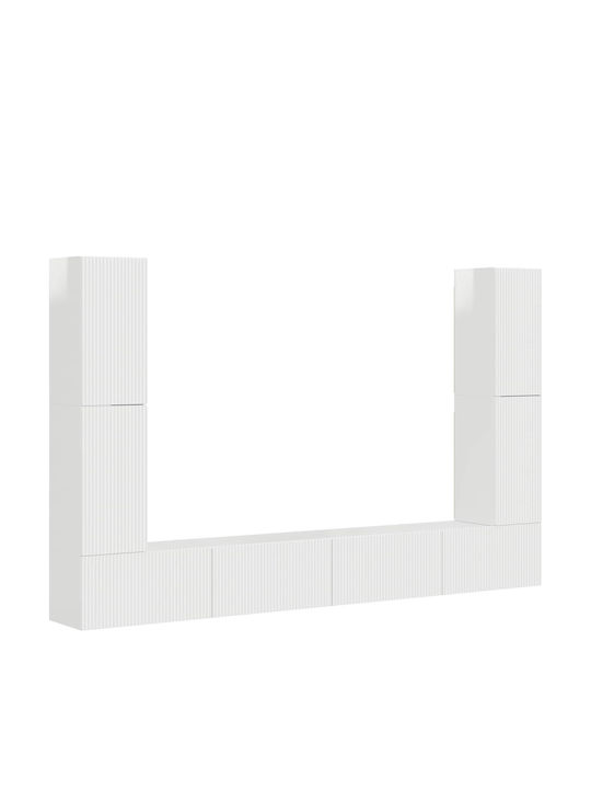 Bibliotecă Living Albă L31xL30xÎ60cm