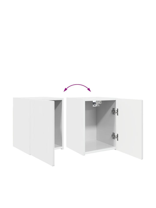 Living Room TV Unit White L30xW31xH100cm