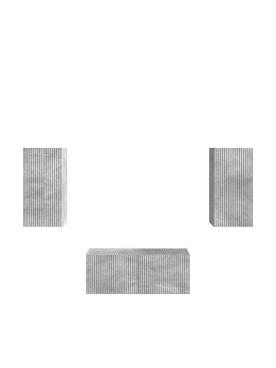 Wohnzimmer TV-Einheit Grey L98xB31xH29.5cm