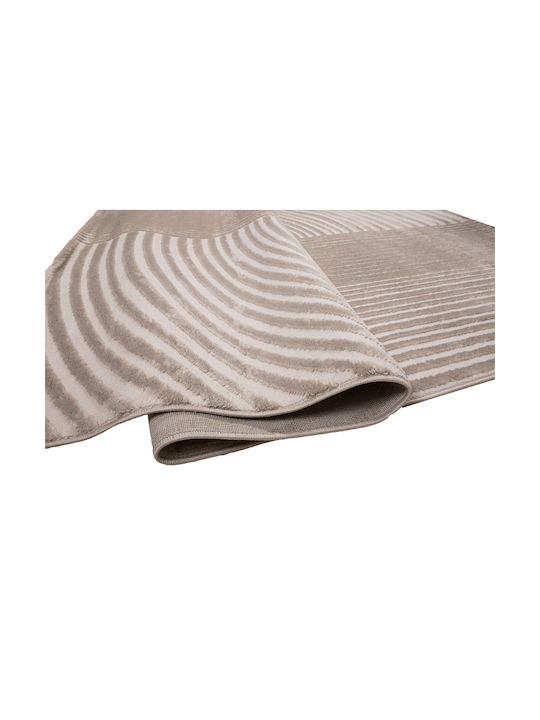 Klonaras Geometric 435 Χαλί Ορθογώνιο L.beige 133x190cm