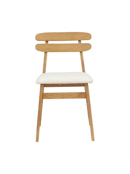Stühle Speisesaal Natural, Light 2Stück 43.5x44.5x77.5cm