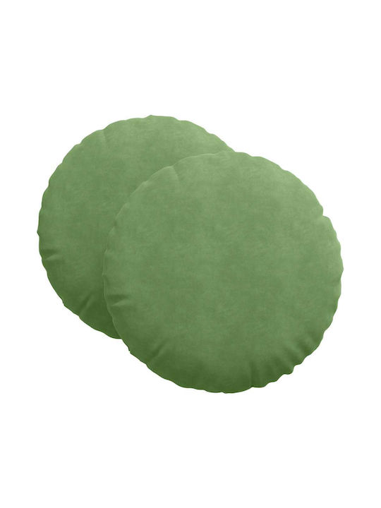 vidaXL Perna De Canapea Din Catifea Verde Deschis 40x40cm