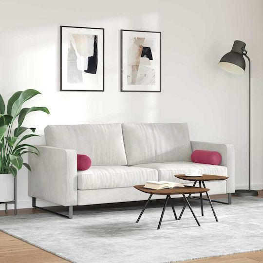 vidaXL Velvet Sofa Cushion Red 40x15cm