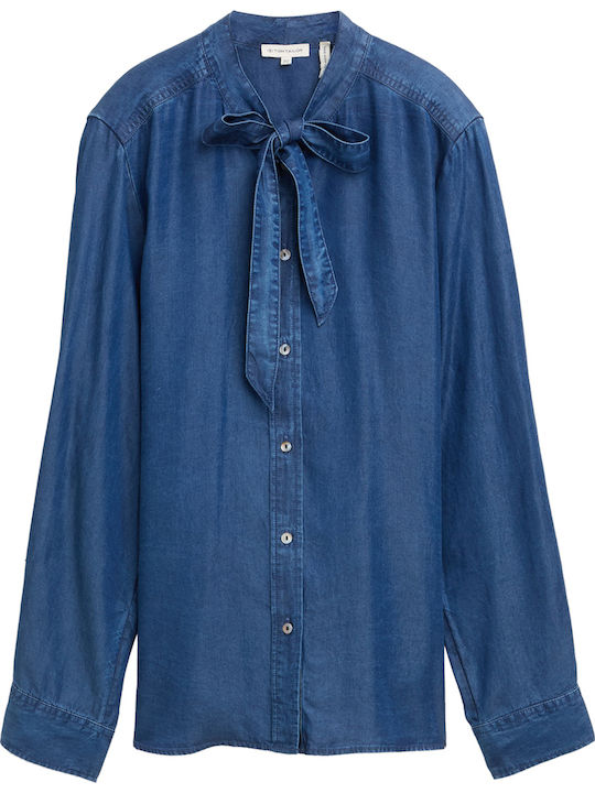 Women's Long Sleeve Shirt Blue