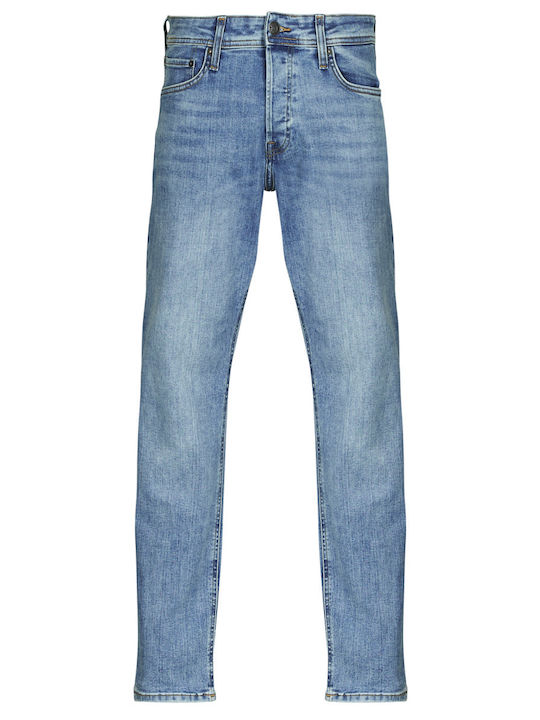 Men's Elastic Light Blue Jeans Pants