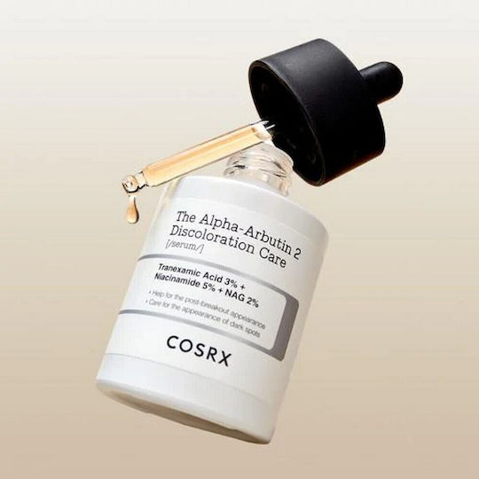 Cosrx The Alpha-arbutin 2 Discoloration Care Serum Face with Niacinamide & Hyaluronic Acid for Dark Spots & Whitening 50ml
