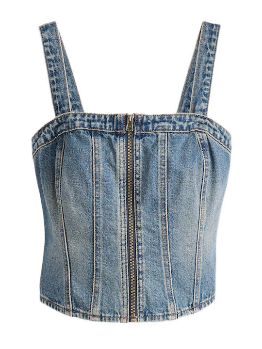 Women's Blouse Corset Blue