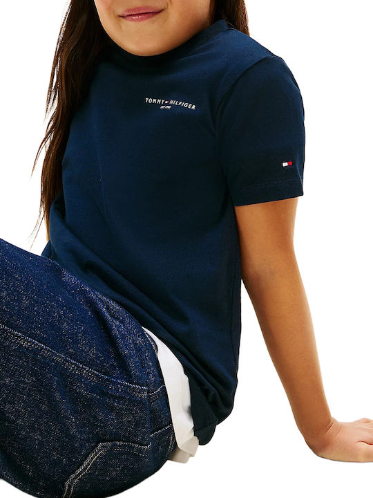 Kids' Shirt Short Sleeve Dark Night Navy