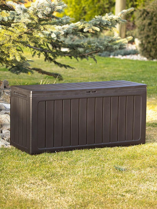 Prosperplast Outdoor Storage Box 280lt Brown L116xW43.8xH55cm