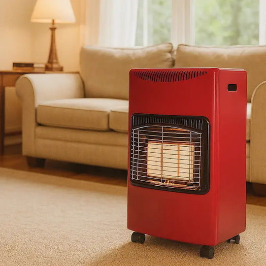 Thermogatz Tg 4100 Ceramic Gas Heater 1400W Red 42x35x73cm